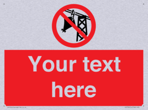 Custom prohibition do not fly kites near overhead electrical power lines